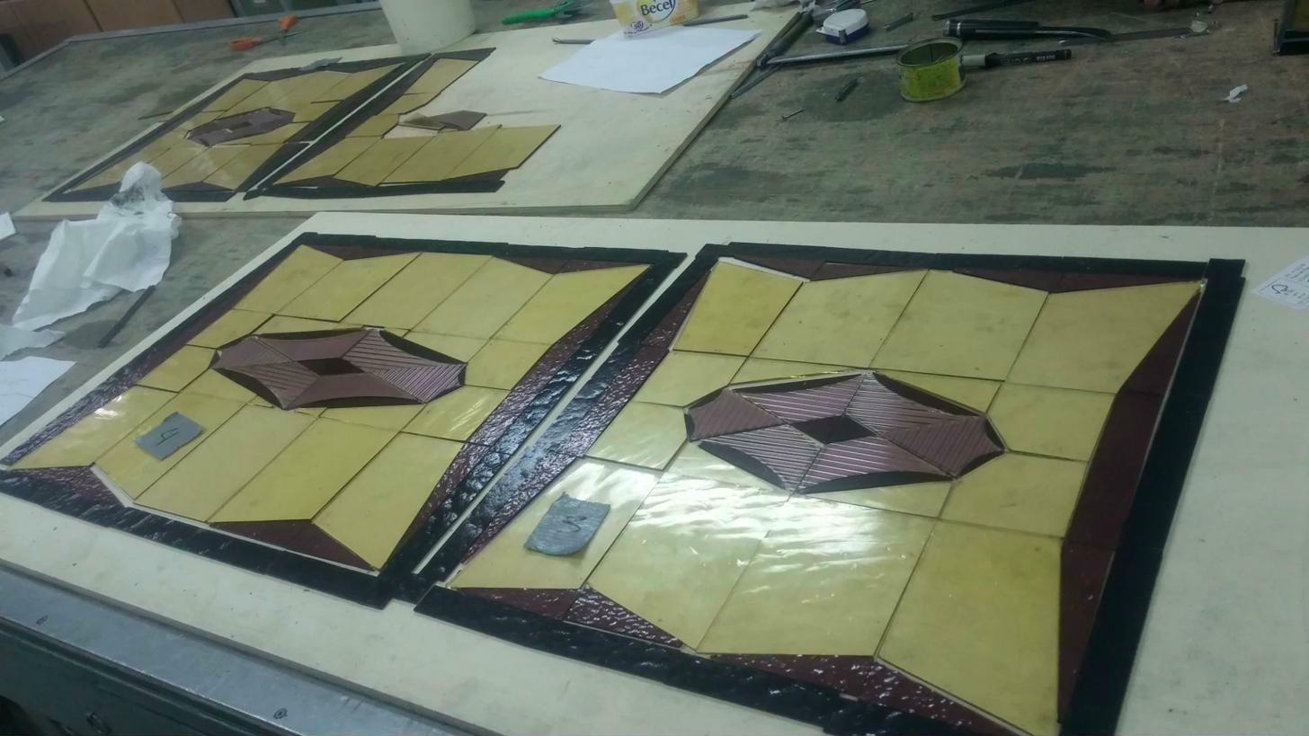 Gereinigde panelen Amsterdamse School